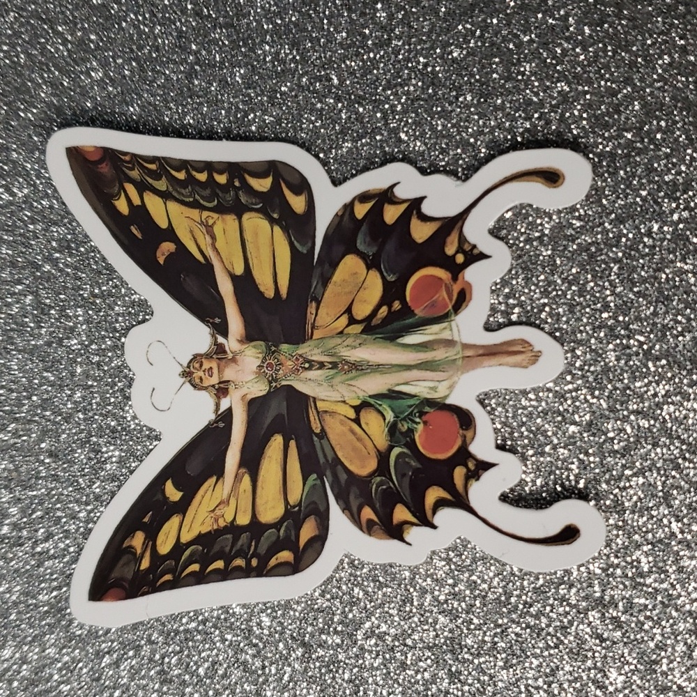 FAIRY TALE waterproof Sticker Butterfly Queen